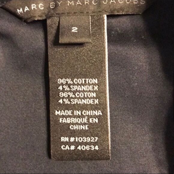 Marc by Marc Jacobs Navy Blue Jacket Size 2 - Picture 3 of 5